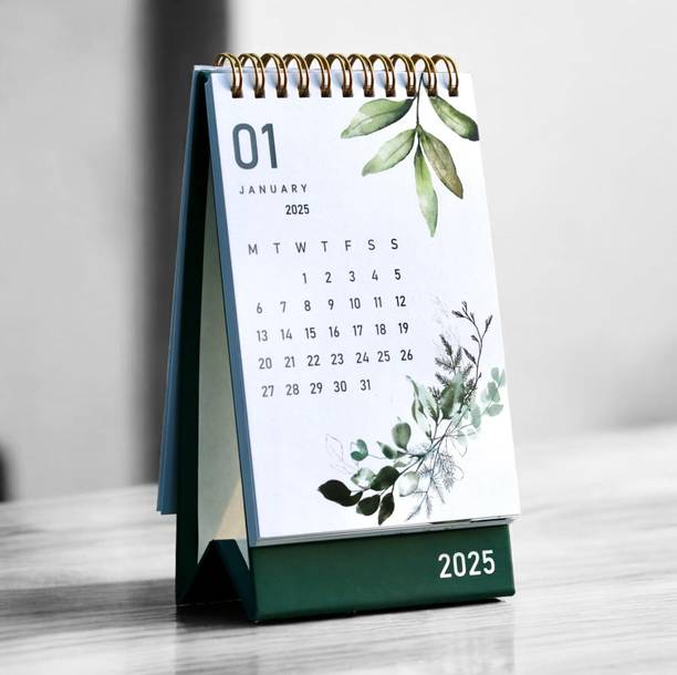 INNAXA 2025 Desk Calendar - Standing Flip 2025 Desktop Calendar,Size : 6 x 4 inch 2025 Table Calendar