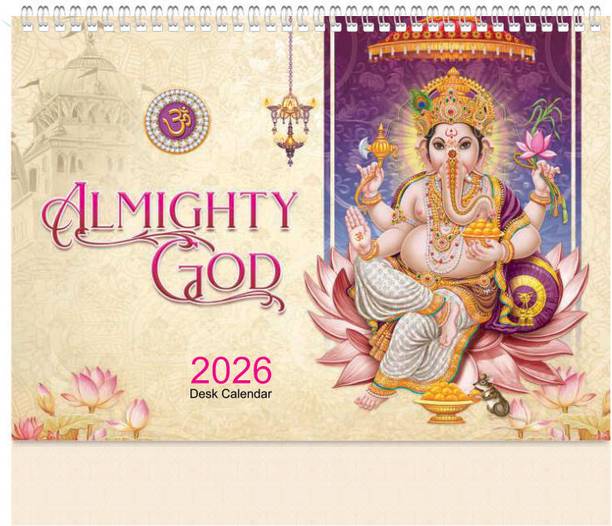 ARGS PAPER PLUS 303-Almighty God 2026 Table Calendar
