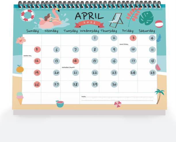ShootFX Desk Calendar 2026 2026 Table Calendar