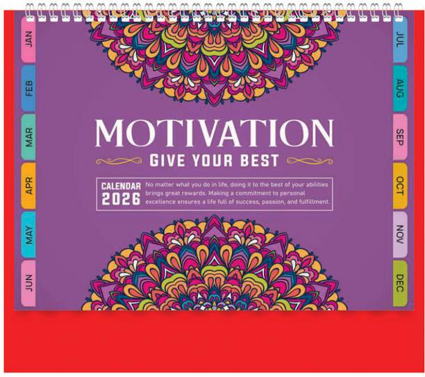 ARGS PAPER PLUS 1506-Motivation 2026 Table Calendar