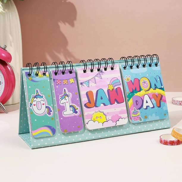 articious Desk Calendar, Table Calendar (Size 26x17 cm) 2026 Table Calendar