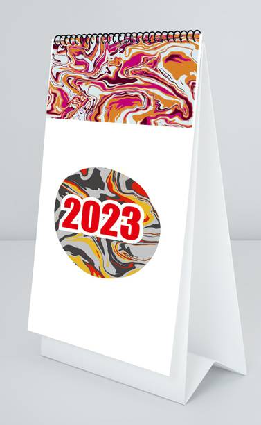 IDEAL FOZ Table Calendar and Planner, Organizer & Reminder, Calendar for Desk-09 2023 Table Calendar