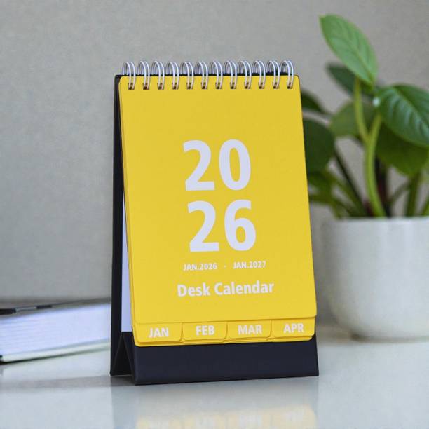 INNAXA 2026 Desk Calendar, Mini Calendar ,Cute stylish mini desktop Desk Calendar 2026 Table Calendar