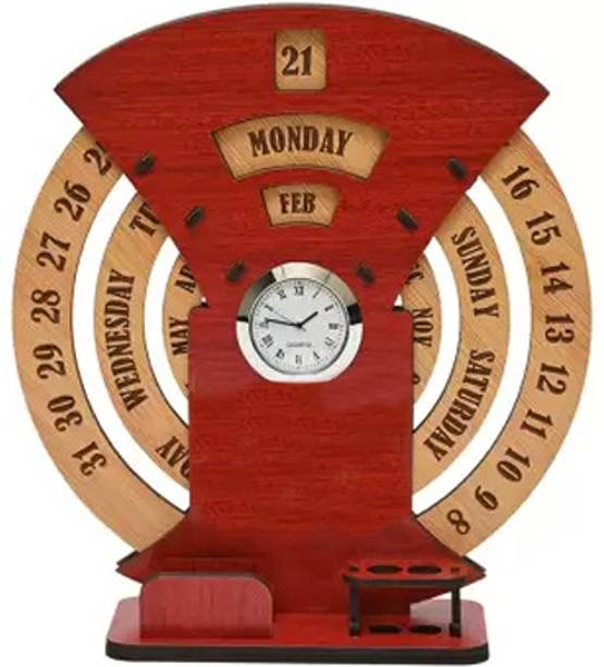 XAZE CRAFT Infinite Calendar 2023 with 03 Lifetime Infinite Calendar Table Calendar