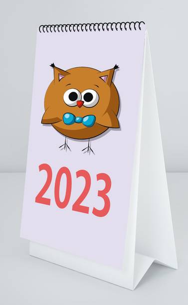 IDEAL FOZ Table Calendar and Planner, Organizer & Reminder, Calendar for Desk-018 2023 Table Calendar