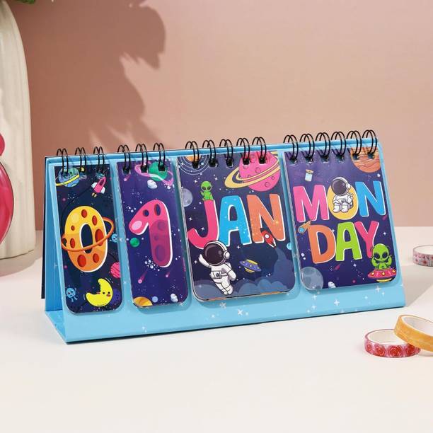 articious Desk Calendar, Table Calendar (Size 26x17 cm) 2026 Table Calendar