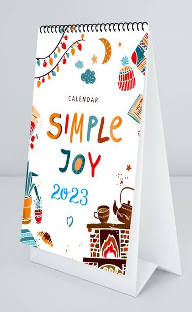 IDEAL FOZ Table Calendar and Planner, Organizer & Reminder, Calendar for Desk-05 2023 Table Calendar