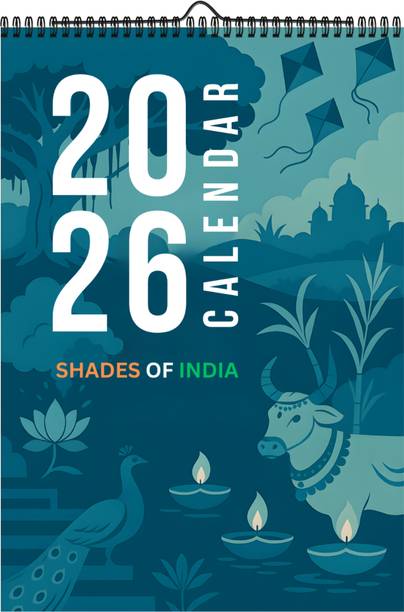 Posterboys Shades Of India 2026 Wall Calendar