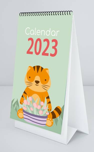 IDEAL FOZ Table Calendar and Planner, Organizer & Reminder, Calendar for Desk-016 2023 Table Calendar