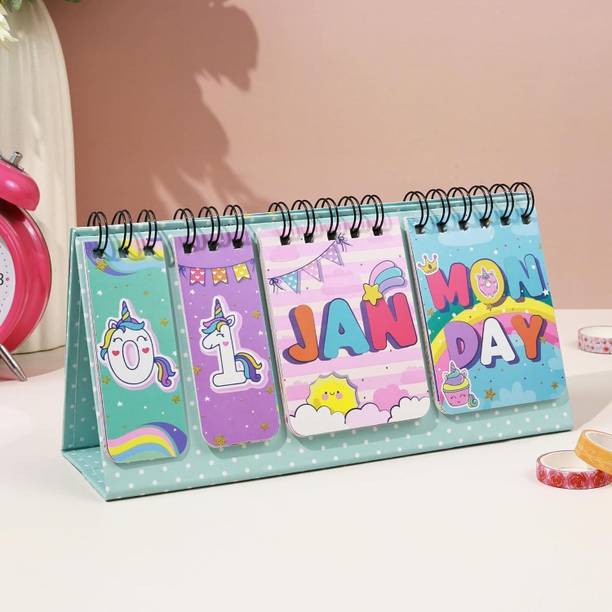 articious Desk Calendar, Table Calendar (Size 26x17 cm) 2026 Table Calendar