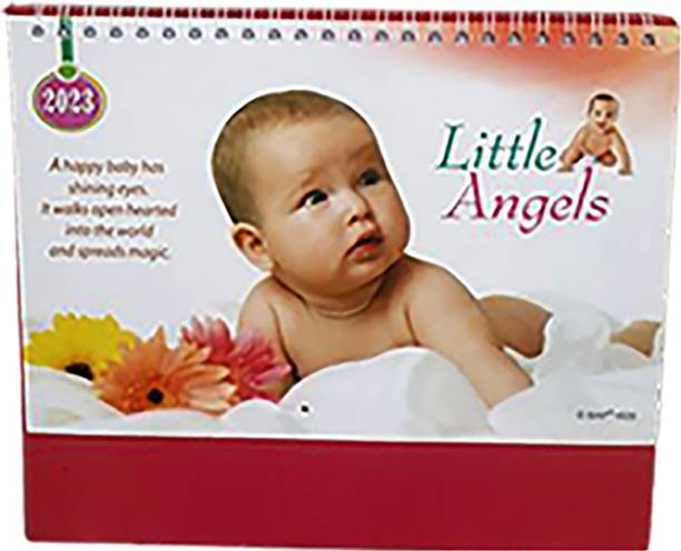 anagha Table Calendar cum Planner With Cute Babies and quotes for Pregnant Lady 2023 Table Calendar