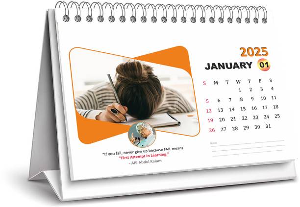 Avni Prints For Home, Office and other uses 2025 Table Calendar