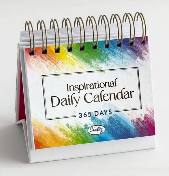 Crafty Motivationa 365 Days Flip Inspirational Perpetual Calendar Daily Inspirational Perpetual Table Calendar