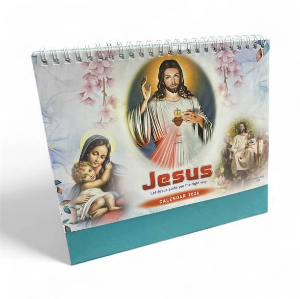 Idolsplace Jesus Desktop table new year calendar 2026 2026 Table Calendar