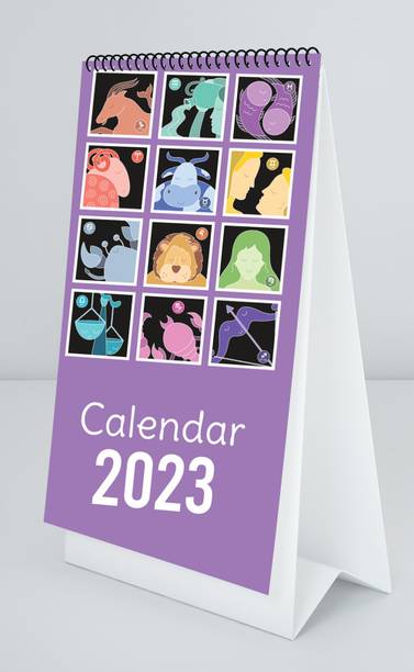 IDEAL FOZ Table Calendar and Planner, Organizer & Reminder, Calendar for Desk-01 2023 Table Calendar