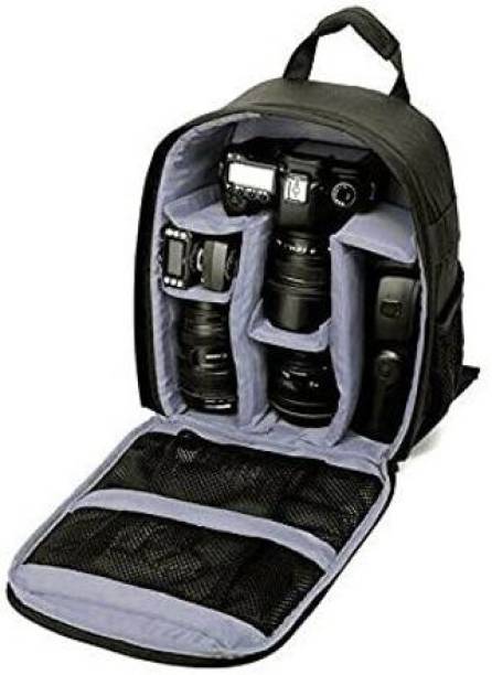 skynora DSLR SLR Camera Canon Nikon Sigma Olympus Camera Bag (Black, Gray)DSLR SLR bag  Camera Bag