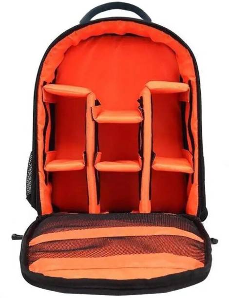 skynora DSLR Backpack Camera Bag (orange &amp; black)  Camera Bag