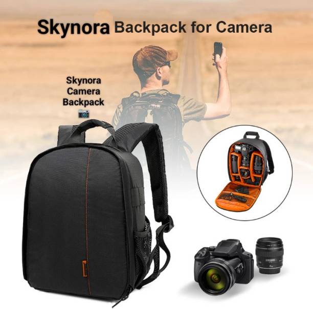 skynora DSLR SLR Camera Canon Nikon Sigma Olympus Camera Bag (Black Orange)DSLR SLR bag  Camera Bag