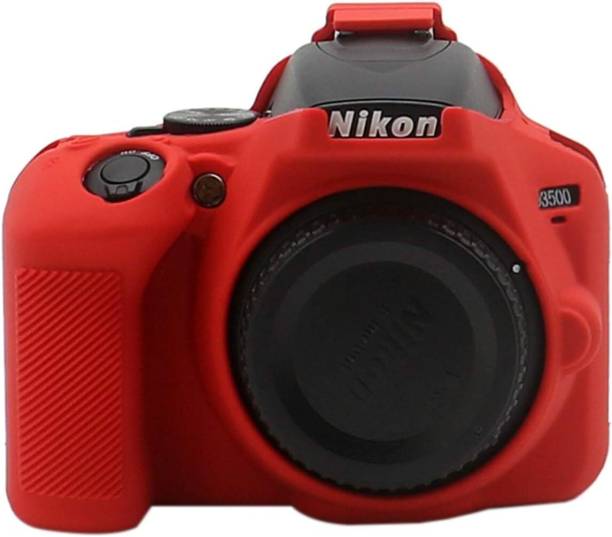 Breuk D3500 Silicone Cover; Protective Housing Case Camera Silicone Cover Skin for Nikon D3500 DSLR  Camera Bag