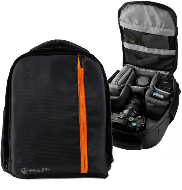 TYGOT Backpack with Extra Front Pocket Compatible for Sony Nikon Canon Panasonic DSLR  Camera Bag