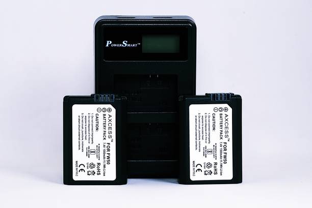 Axcess NP-FW50 (2- No.s) Battery with Dual Slot Charger for Sony ZV-E10, A7RII, A6500  Camera Battery Charger