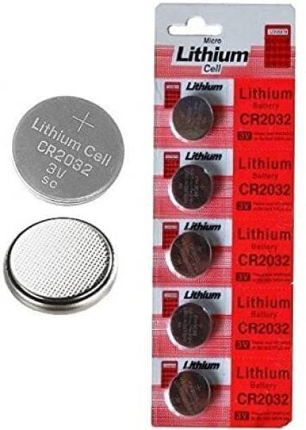 Nimida CR2032 Lithium Coin  3V, Pack of 5 For use in Calculators, keyfobs, etc  Battery