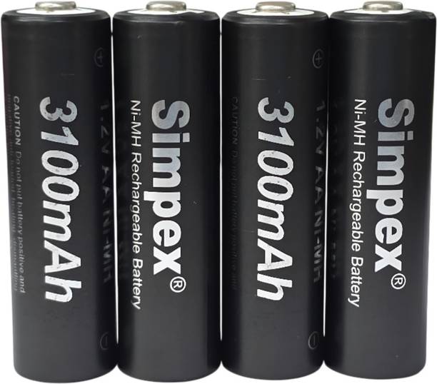 Simpex 3100mAh High Power Ni-Mh AA Ready to Use Rechargeable   Battery