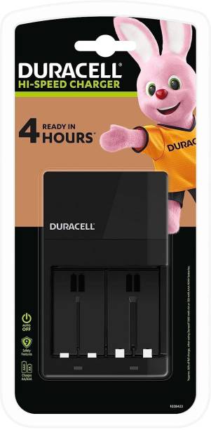 DURACELL 2AA 1300 mah and 2AAA 750 mah ( Batteries not included )  Camera Battery Charger