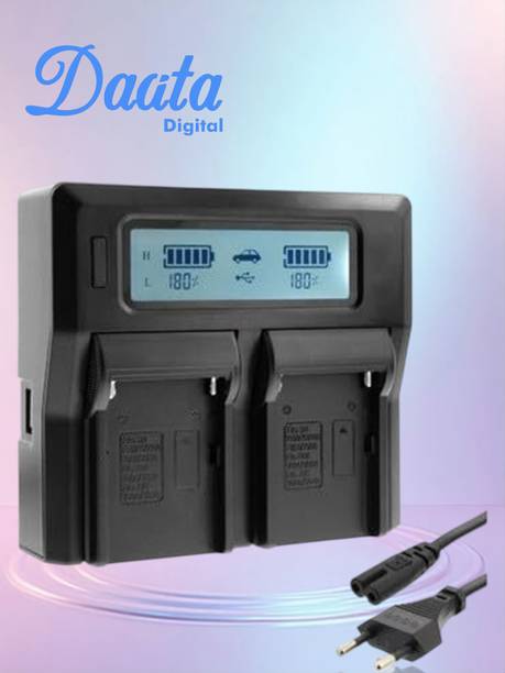 DAATA NP-F-970 Double LCD Fast Charger  Camera Battery Charger