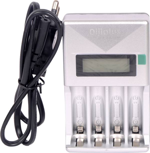Lamkoti LCD cell charger with Ultra Fast for AA and AAA Ni-mh Rechargeable Batteries  Camera Battery Charger