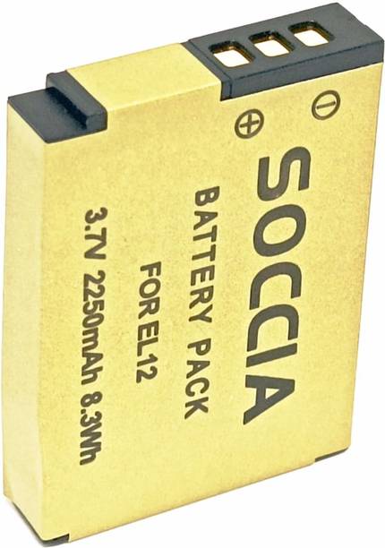 SOCCIA EL12 Lithium-ion Rechargeable Camera Battery  Camera Battery Charger