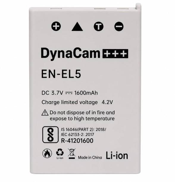 DIGICLAMBO EN-EL5 Camera Battery (1600mAh) 4.2V For Niko-n CoolPixP80,P90,P3,P4,  Camera Battery Charger