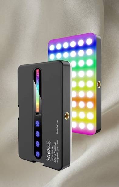 Gentle e kart M160 RGB Video Light RGB Lighting With Adjustable Color Temperature 800 lx Camera LED Light