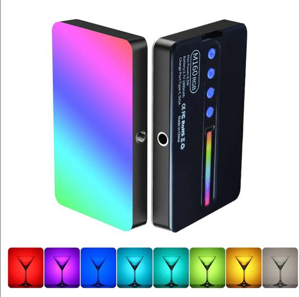 JTP LED Video Camera Full Color RGB Lights for Tripod Selfie Light and Photography 1150 lx Camera LED Light