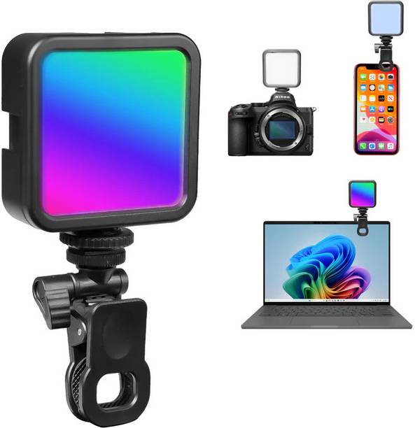 Hiffin VL49 RGB Video Light, LED Light 360° Full Color Portable Photography Lighting 36000 lx Camera LED Light