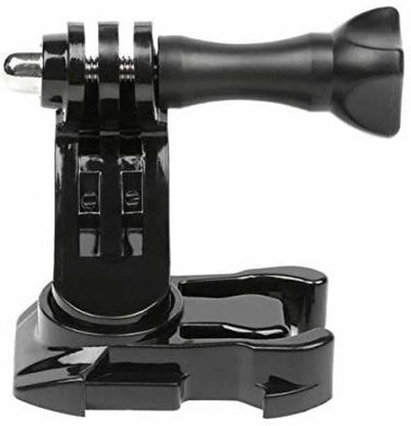 TECHGEAR 360 Degree -Hook Buckle Base Vertical Surface Mount Compatible with Gopro Iron Camera Pistol Grip