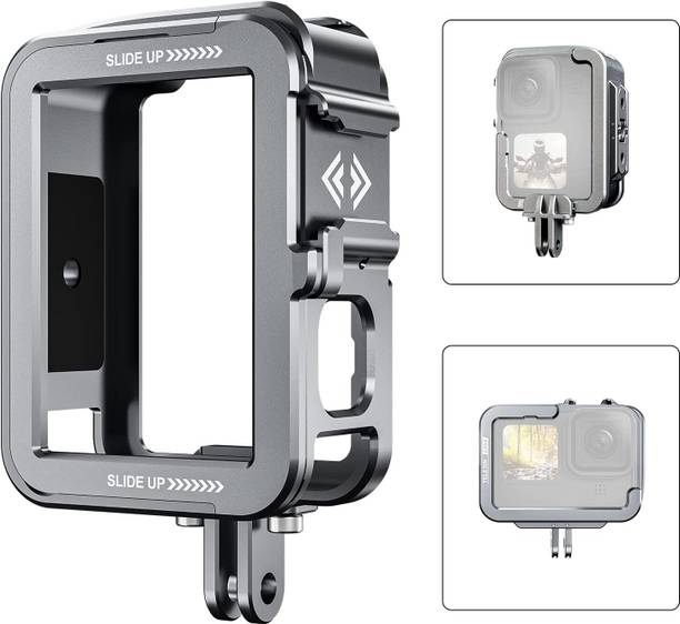 Telesin Alloy Frame Case Cold Shoe with Vertical Shot for GoPro 9 10 11(FRAME ONLY) Camera Rig