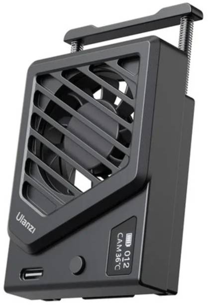 ULANZI CA25 Camera Cooling Fan - Black, Magnetic Suction Cup Mounting Camera Rig