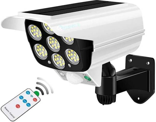 Suvaniq Dummy Camera Solar Motion Sensor Light – Fake Security Outdoor Camera Solar Motion Sensor Dummy Camera – Black Advanced Point & Shoot Camera