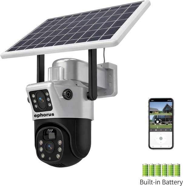 ephorus Dual lens 4G solar panel 18000mAh batter PIR human detection camera 1 IP Camera Camera