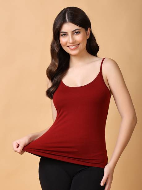 Floret Women Maroon Camisole