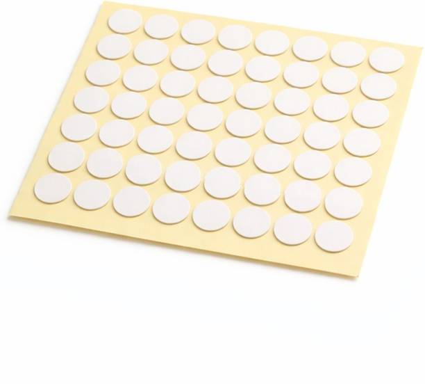 Glowing Drop Candle Stickers for Candle Making, Adhesive Dots 15mm (56 Pieces) Paper Candle Holder