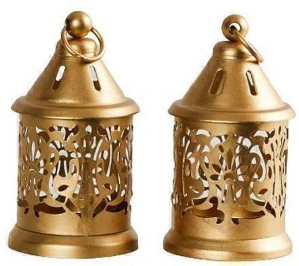 AntiqueCO Decorative Hanging Lantern Iron 1 - Cup Tealight Holder