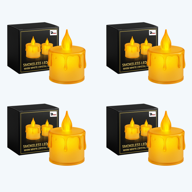 Dreamlux Crystal Tealight Holder Set