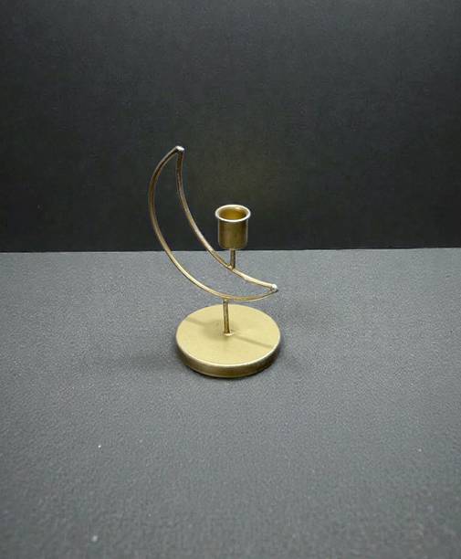 F h handicrafts Moon candle holder Iron 1 - Cup Candle Holder