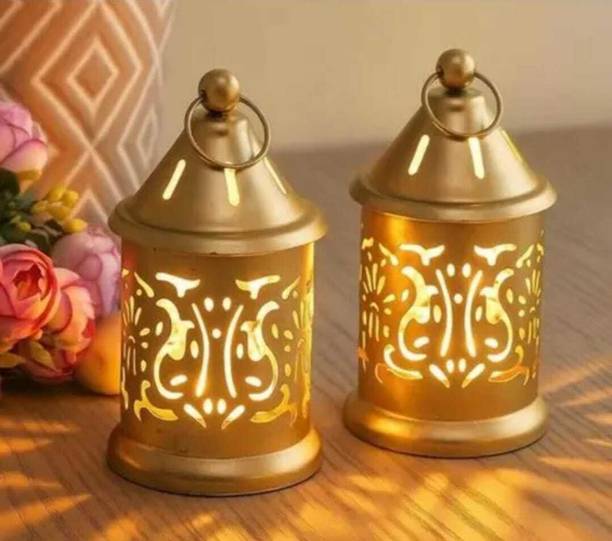 M K DECOR Iron Candle Holder