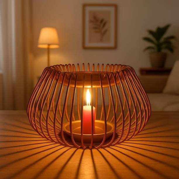 The urban home Iron 1 - Cup Tealight Holder