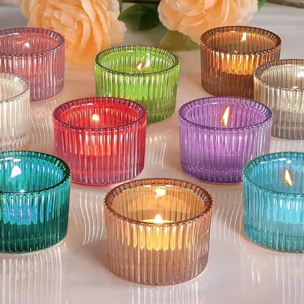 AYUTAS Glass 6 - Cup Tealight Holder Set