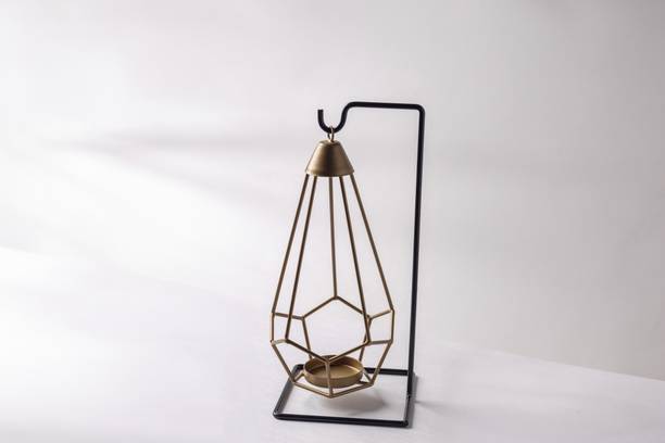 Letsboho Geometric Hanging Candle Holder Iron Tealight Holder