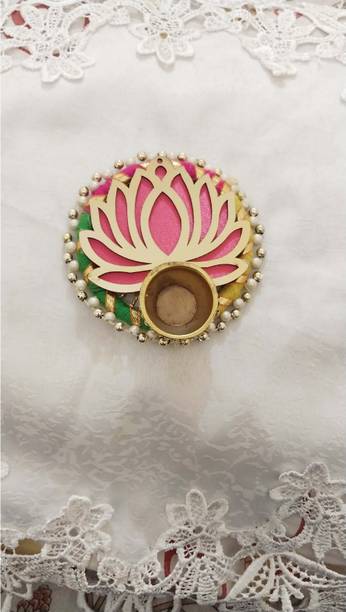 mehra TeaLight Holder-08 Brass 1 - Cup Tealight Holder